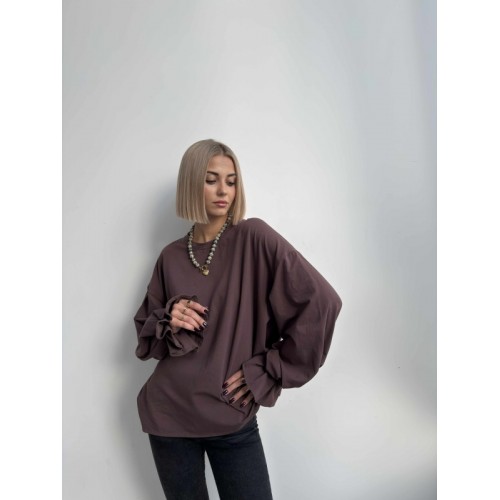 Bluzka chocolate falbanka