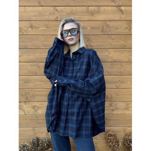 Koszula vintage dark blue