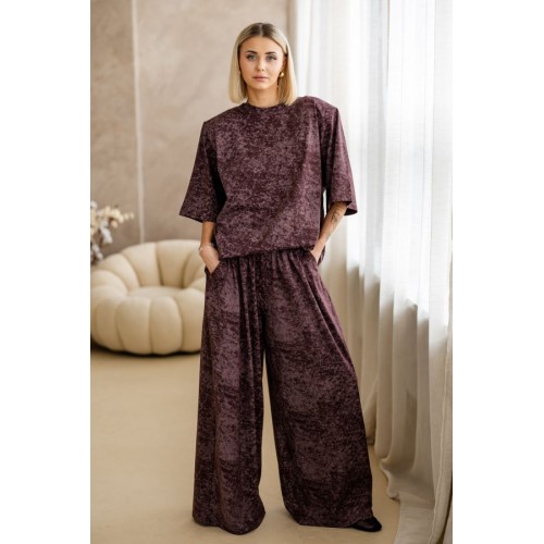 Spodnie marmurek Chocolate