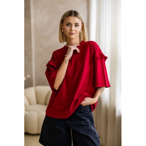 Koszulka FALBANKA Burgundy